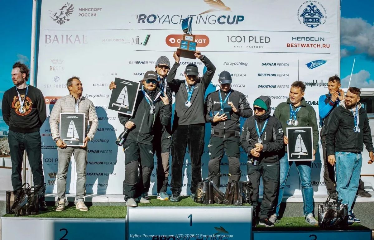 Bars Sailing Team в третий раз подряд выиграла финал Кубка России в классе J/70
